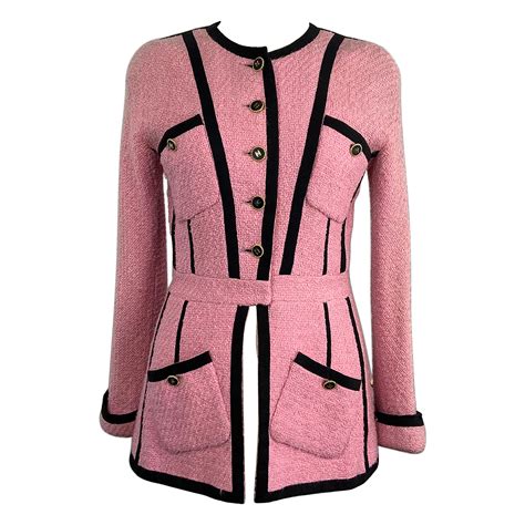 chanel leather ski jacket|pink chanel jacket women sale.